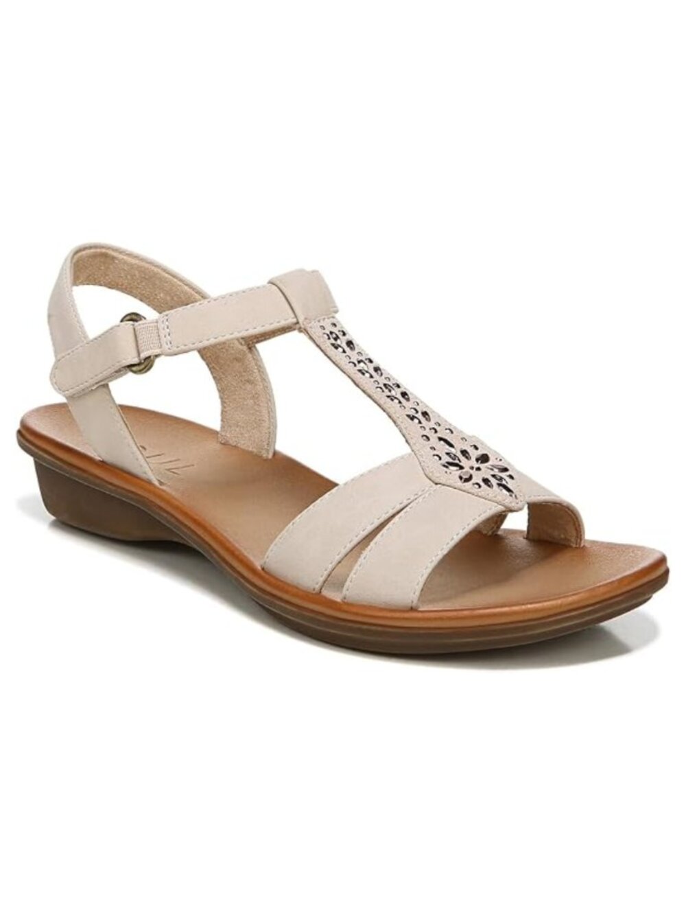 SOUL Naturalizer Embellished Summer Sandals Porcelain Cream - Size 9.5M